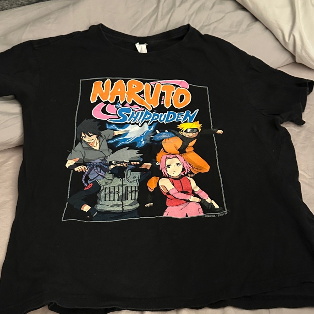 Naruto Shippuden Kids Graphic Tee - Black perfect condition